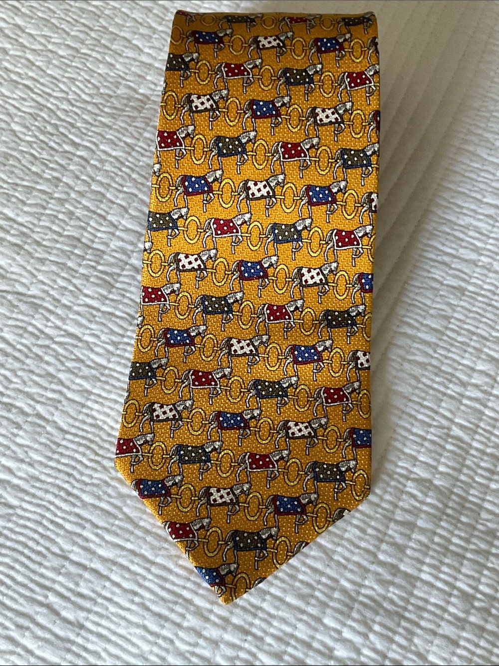 Vintage Korean Air corporate promotional item and souvenir men’s tie